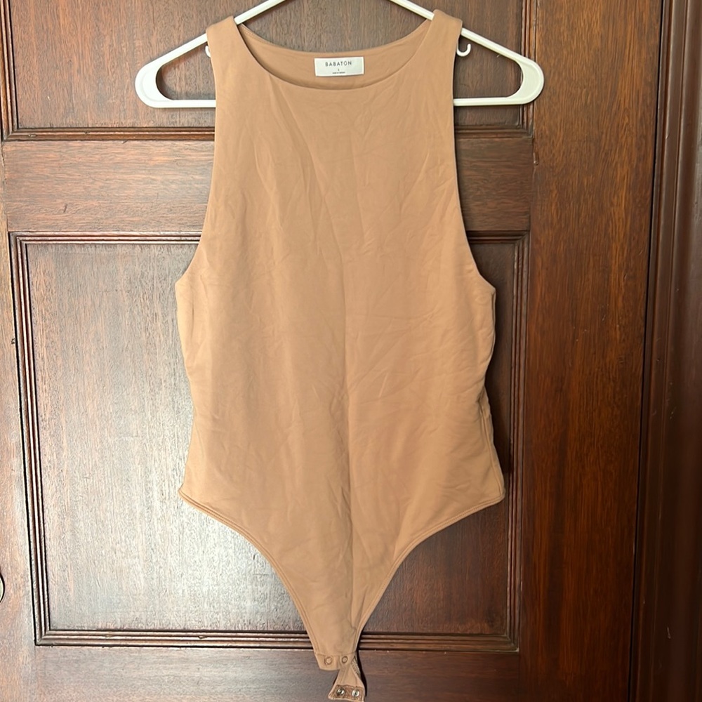 Aritzia Babaton Nude Contour Bodysuit